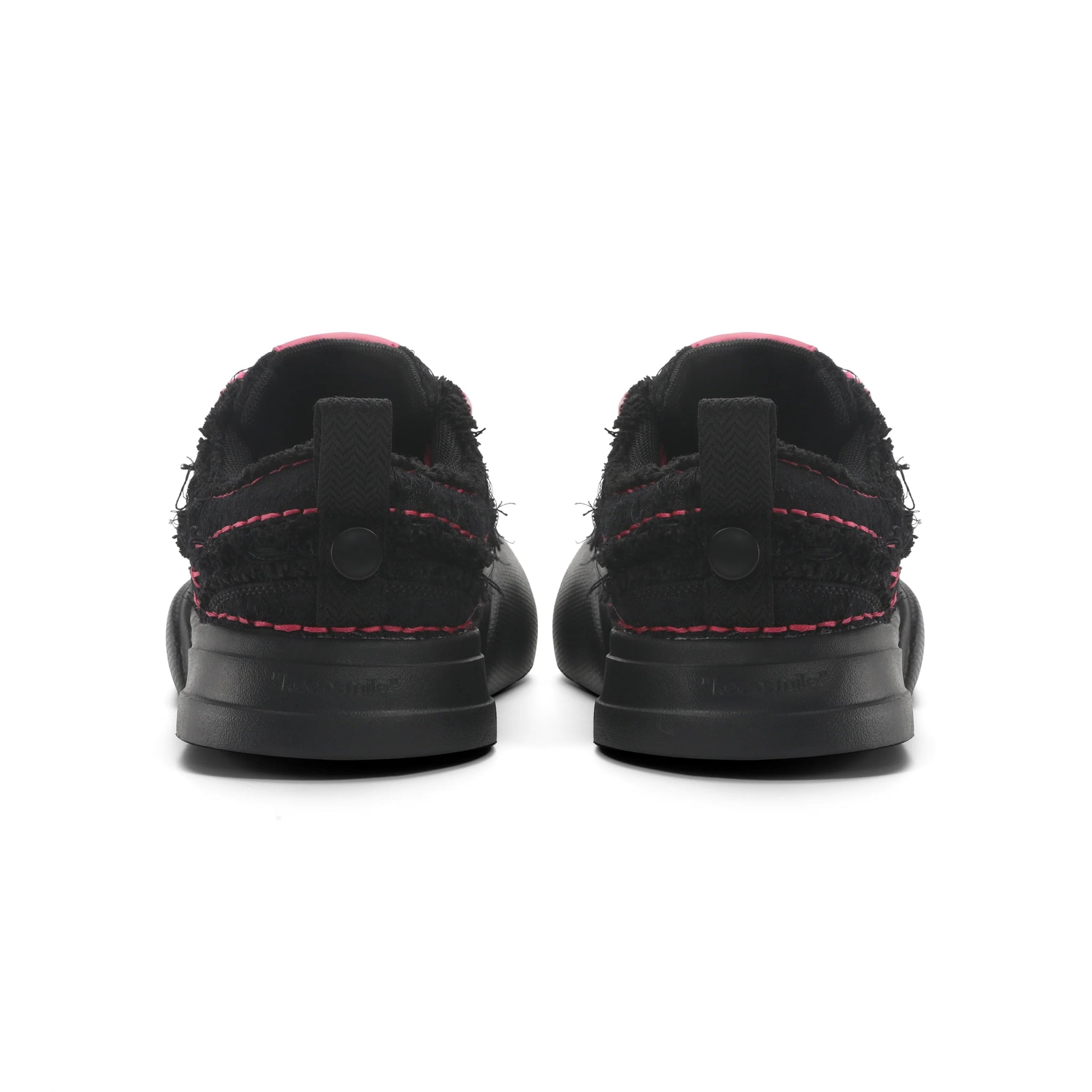 Smile Chic Tweed Sneaker Shoes - OUDER_Red