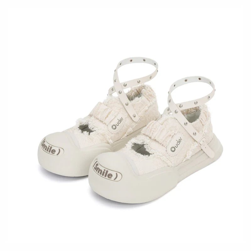 Smile Phantom Canvas | Mary Jane Shoes | OUDER Official