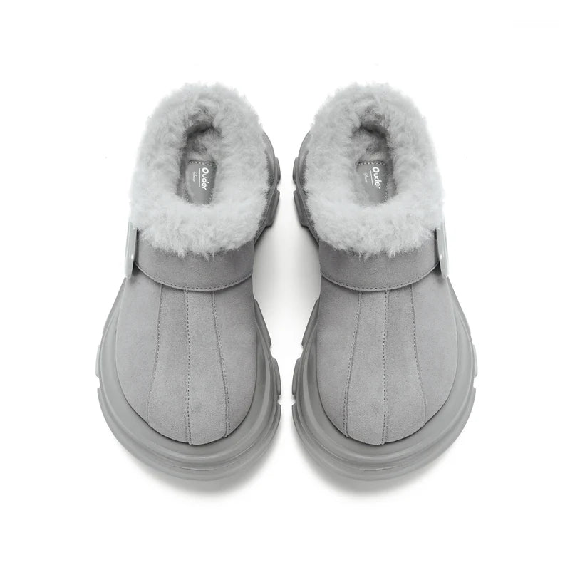 Ouder CurlPlush Birken Waterproof Snow Boots - OUDER_Gray