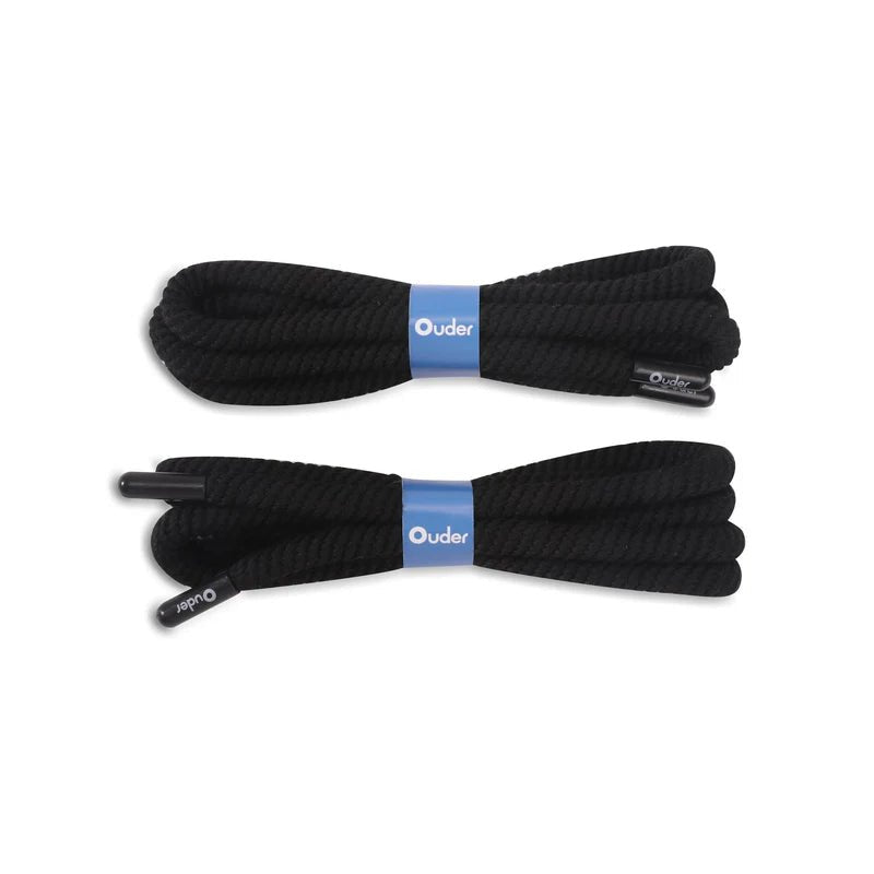 Ouder Eco - friendly Hemp Shoelaces - OUDER_Black