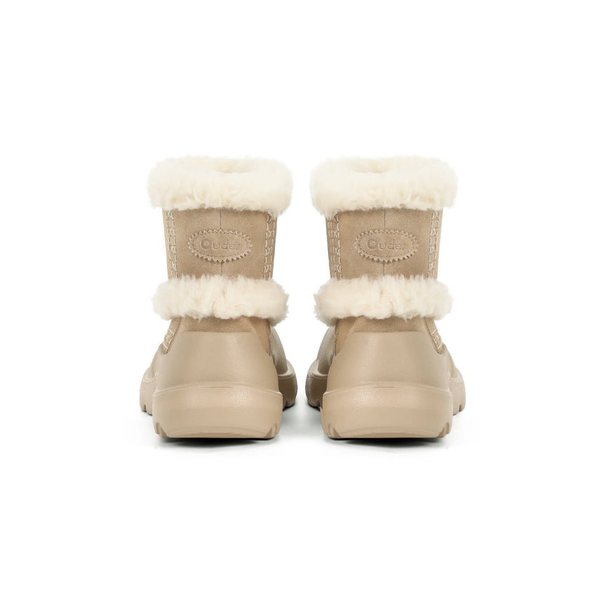 Ouder FoldPlush High Waterproof Snow Boots - OUDER_Khaki