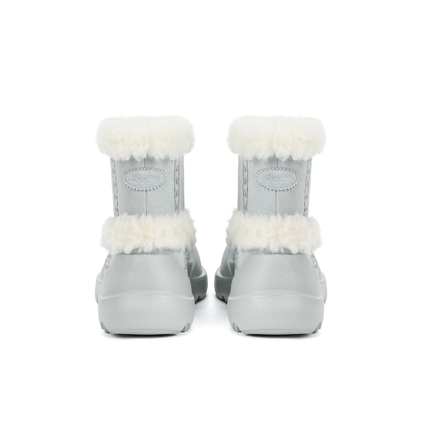 Ouder FoldPlush High Waterproof Snow Boots - OUDER_Ether Blue