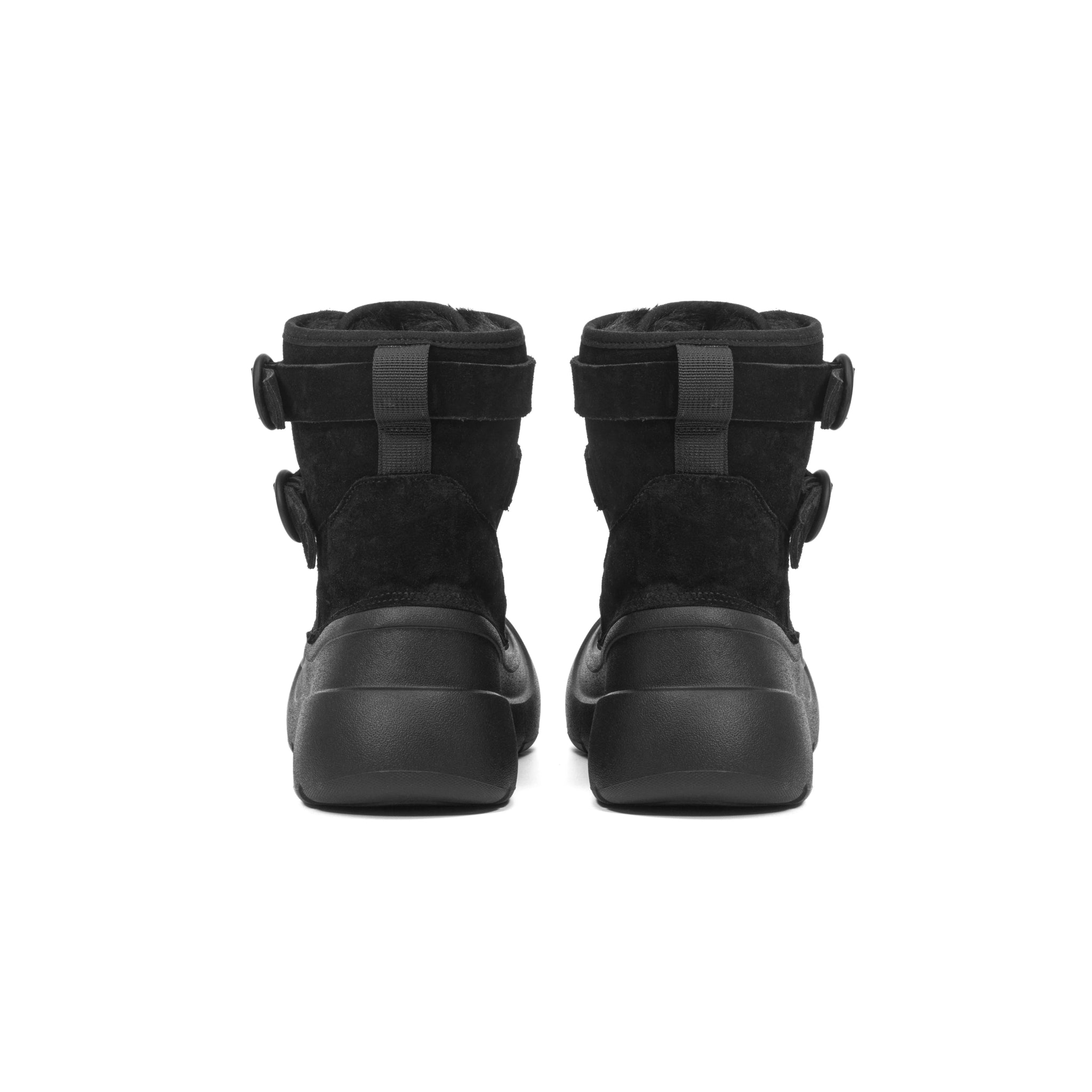 Ouder HighPlush Slip - On Waterproof Snow Boots - OUDER_Black