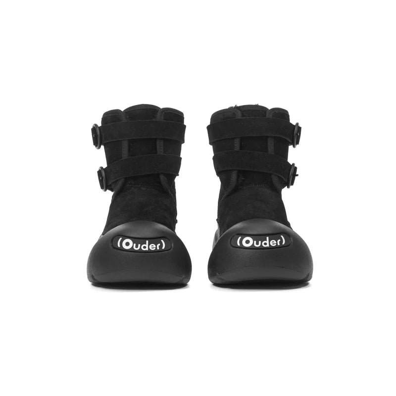 Ouder HighPlush Slip - On Waterproof Snow Boots - OUDER_Black