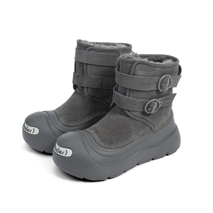 OUDER Waterproof Warm Snow Boots - Gray - OUDER_35