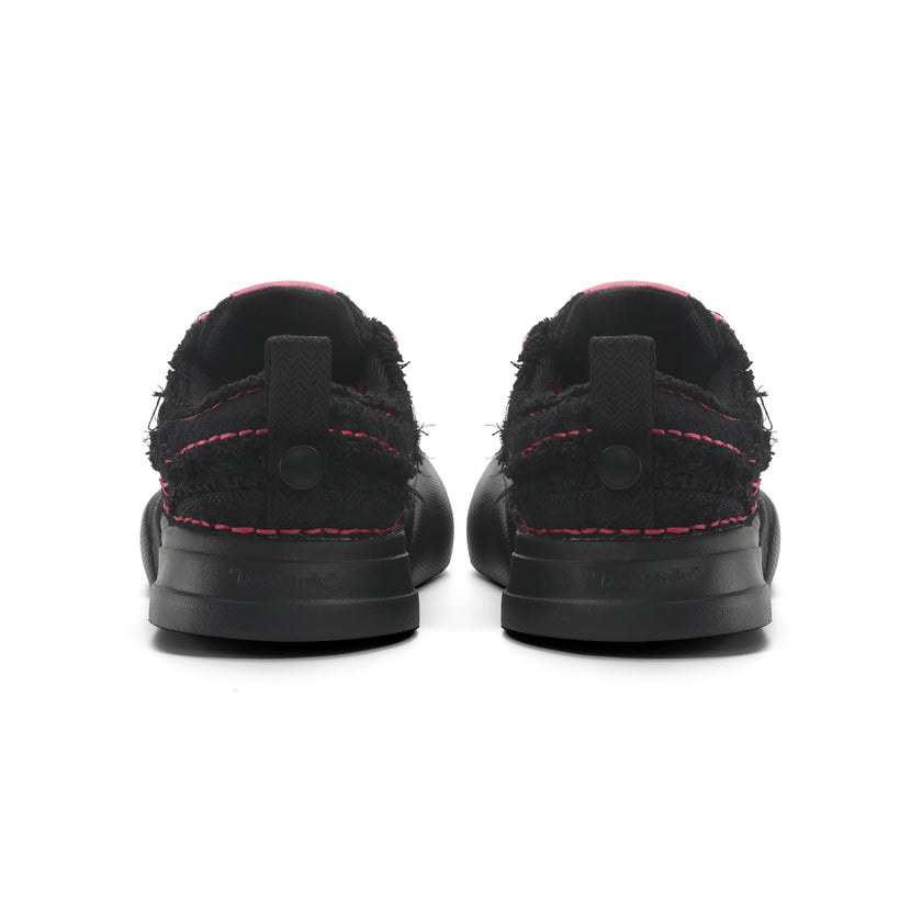 Smile Chic Tweed Sneaker Shoes - OUDER_Red