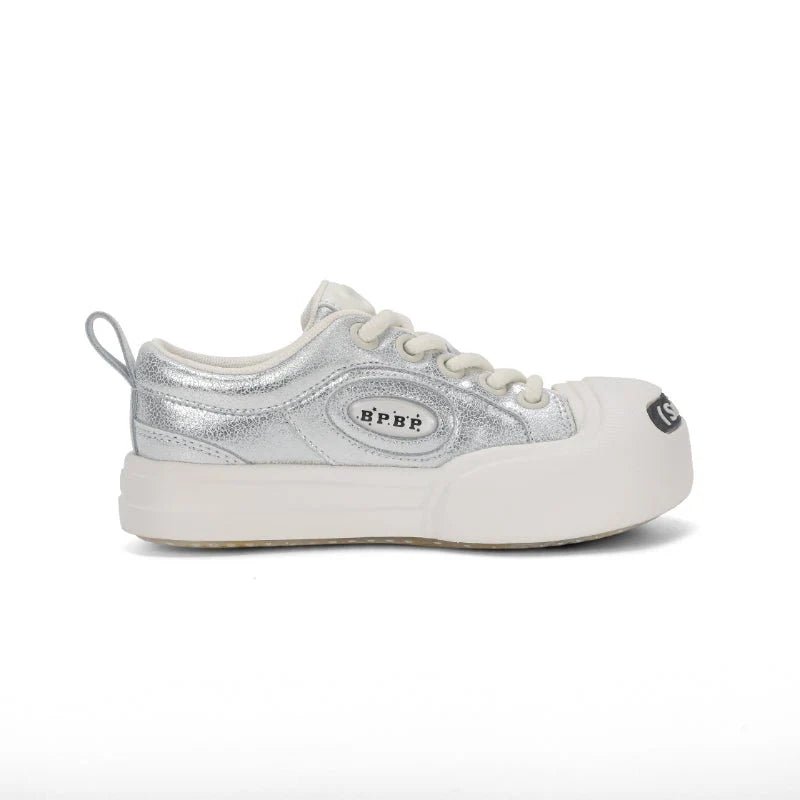 Smile Kids Sneaker Shoes - OUDER_Silver