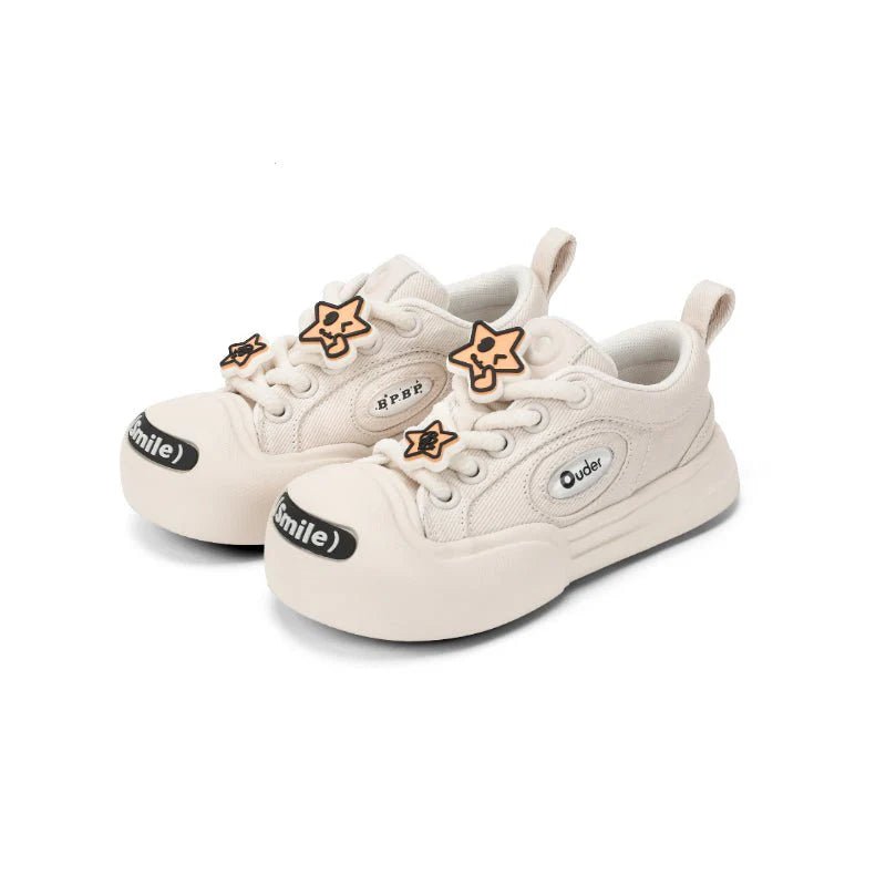 Smile Kids Sneaker Shoes - OUDER_White