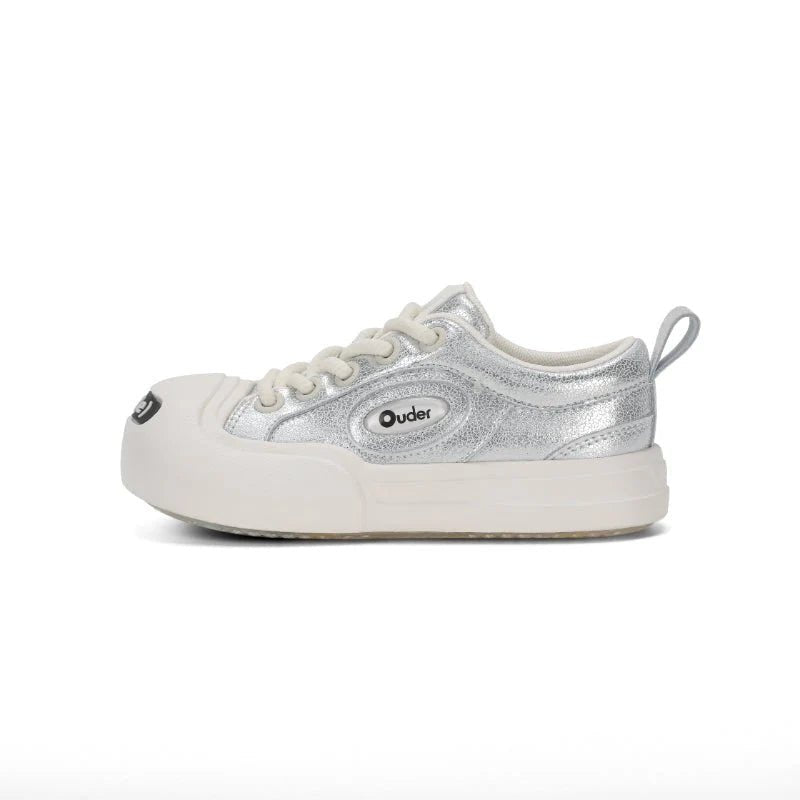 Smile Kids Sneaker Shoes - OUDER_Silver